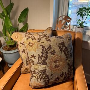 Custom Boutique Tapestry Down-filled 18x18 Throw Pillows